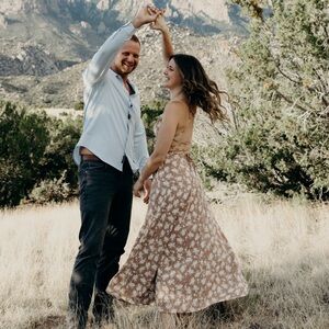 Lulu’s floral maxi dress